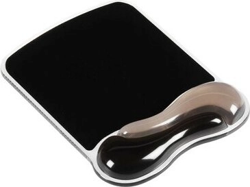Black/Grey Gel Mouse Pad with Wrist Rest