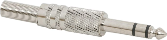 Stereo Jack-pistik 6,3 mm, metallist