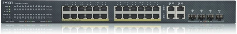 Zyxel GS1920-24HP v2 gigabitine PoE lüliti 24× Gb + 4× SFP, 375 W, NebulaFlex