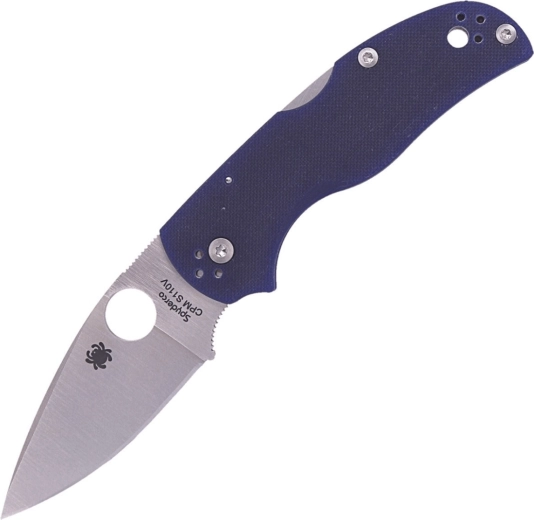 Taskunuga Spyderco Native 5 Dark Blue G10, satiinviimistlusega tera 7,5 cm