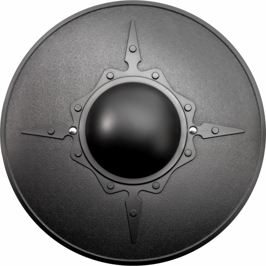 Treeningkilp Soldier’s Targe 48,3 cm – must polüpropüleen