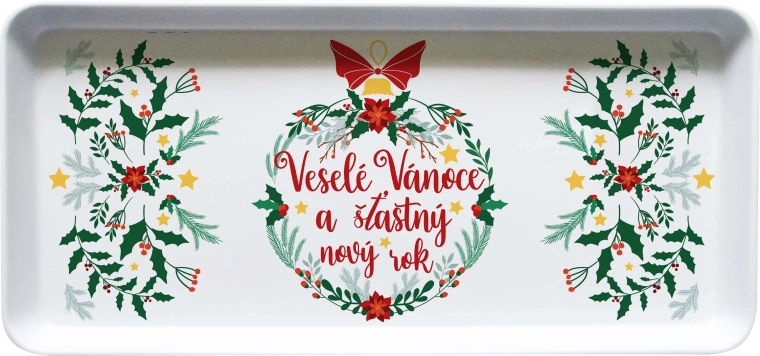 Serving Tray Merry Christmas 35 × 16.5 × 2.3 cm