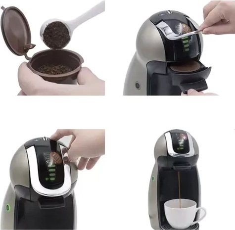 Easy filling and use in the coffee machine