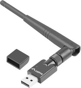 USB Wi‑Fi adapter Lanberg eemaldatava antenniga