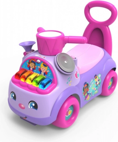 Lükatav sõiduk FISHER-PRICE Muusikapidu – lilla
