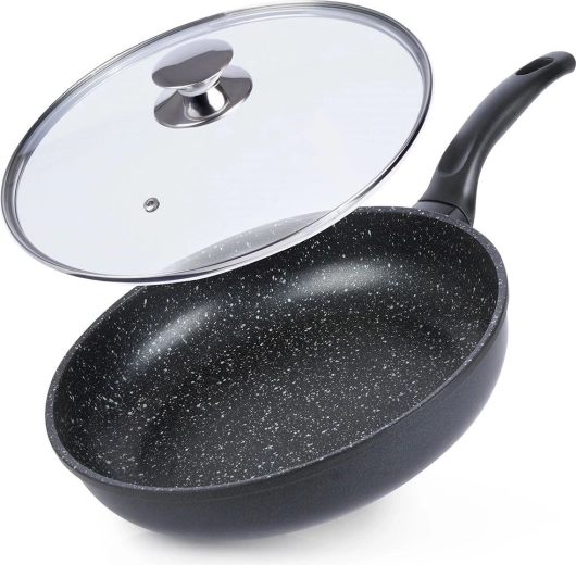 Graniidkattega pann klaaskaanega ORION Grande 28 cm