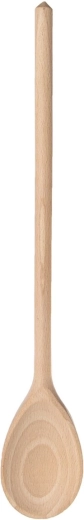 Puidust ovaalne köögilusikas 35 cm