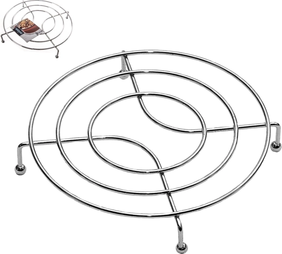 Kroomitud metallist potialus 22 cm