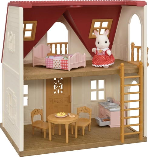 Sylvanian Families põhimaja punase katusega