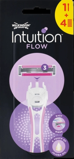 Naiste raseerija Wilkinson Intuition Flow Hybrid, 4 vahetuspead