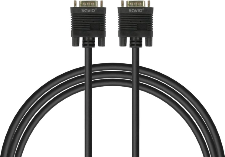 Varjestatud VGA-kaabel VGA-st VGA-sse ferriitfiltritega, 1,8 m