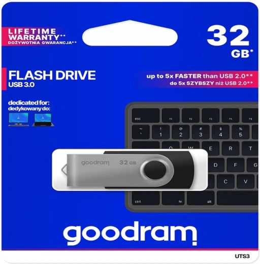 USB-mälupulk GOODRAM Twister sinine 32GB