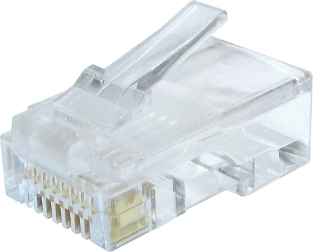 8P8C RJ45 Cat 6 võrgupistik täistraadiga kaablitele
