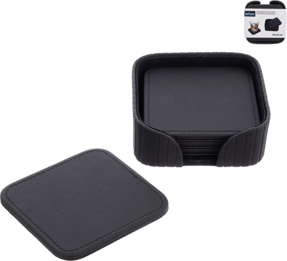 Gentlemani klaasialused koos alusega 10 × 10 cm – 4 tk