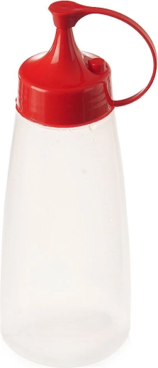 Plastist doseerijaga kastmepudel 525 ml