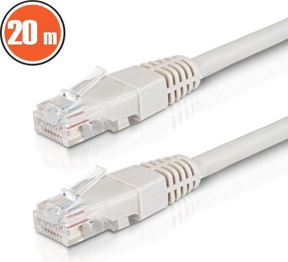 UTP Cat6 CCA patch-kaabel 20 m, hall