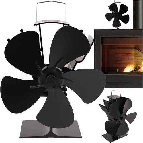 Fireplace Fan with 5 Blades Kaminer