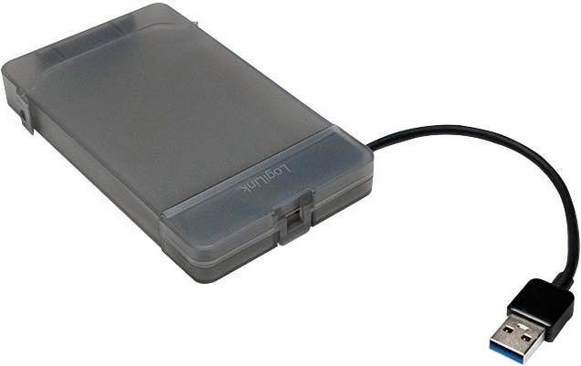 LogiLink USB 3.0 adapter for 2.5" SATA drive with protective case