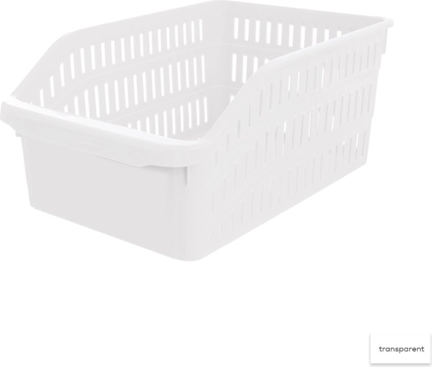 Organisaator Tina – plastikust korv 20 × 30 × 13 cm, värvivalik