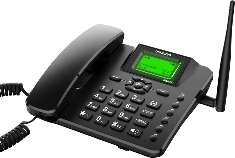 SIM-kaardiga lauatelefon 4G VoLTE MM 43D