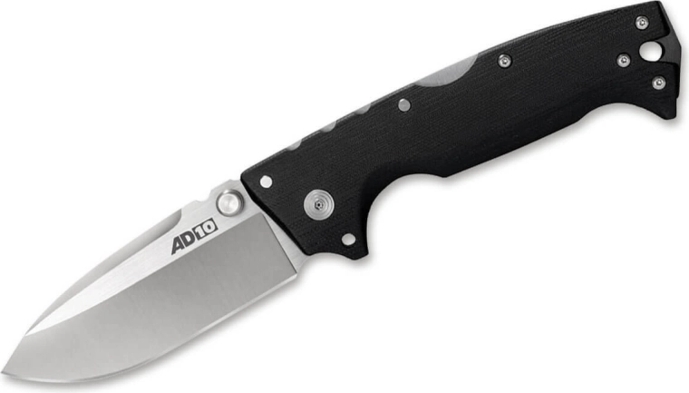 Cold Steel AD-10 kokkupandav nuga must G10