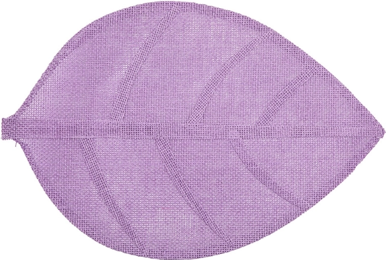 Looduslik lehekujuline lauamatt 33 × 48 cm, lilla