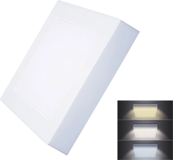 Solight LED mini paneel CCT pinnapealne lae ruudukujuline 12 W 900 lm