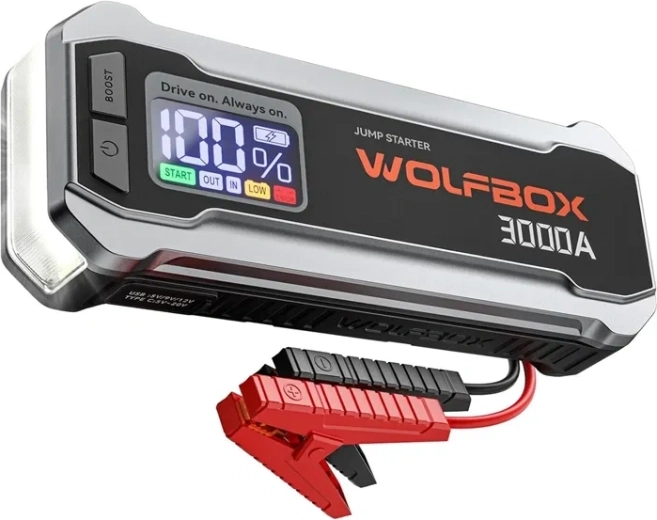 Käivitusabi WOLFBOX MegaVolt 16 16 000 mAh 3 000 A