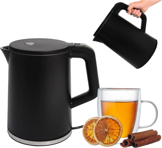 Travel electric kettle 1.2 l 1500 W black