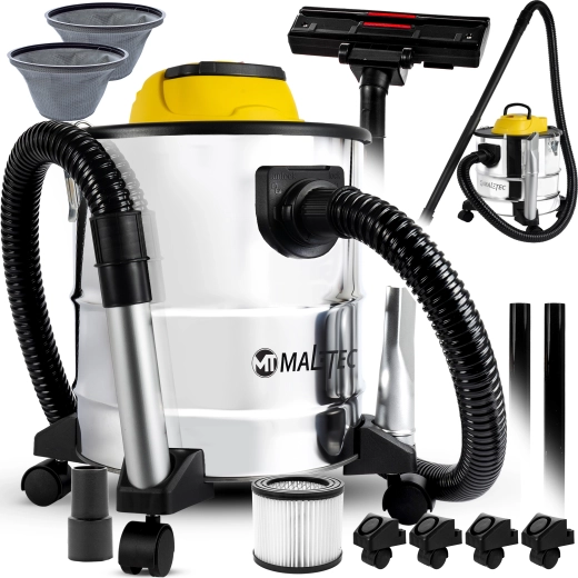 Maltec tööstuslik tolmuimeja TurboVac 20 l HEPA filtriga