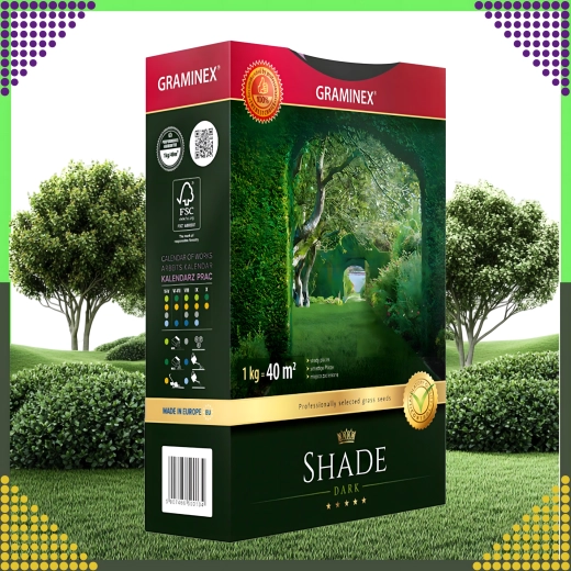 Premium shade grass seed mix 1 kg (for areas up to 40 m²)