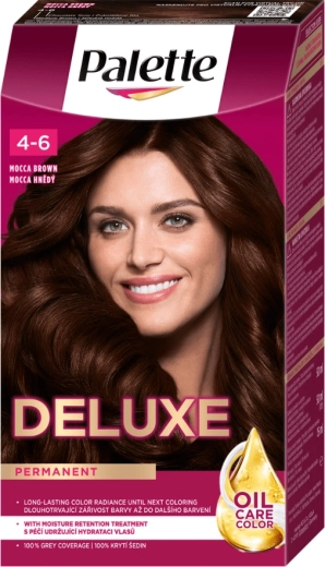 Palette Deluxe 4-6 moka pruun, püsiv juuksevärv 50 ml