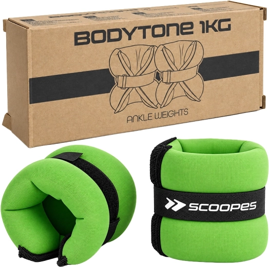 BodyTone randmeraskus 1 kg, roheline - 1 tk