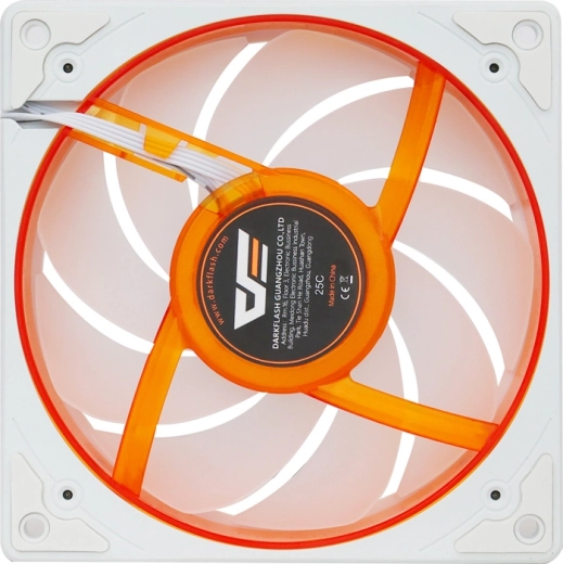 Jahutusventilaator DARKFLASH DE8 120 mm ARGB (valge)