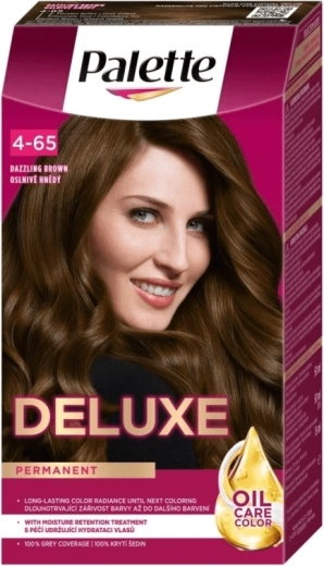 Palette Deluxe püsiv juuksevärv 4-65 Särav pruun 50 ml