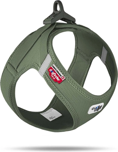 Curli koerarakmed air-mesh materjalist pannalaga, värv moss, suurus S (4–7 kg)