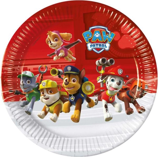 Pabertaldrikud PAW PATROL 20 cm, 6 tk
