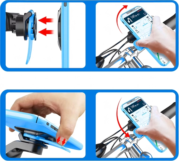 Pööratav kinnitus ideaalse nurga jaoks