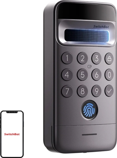 SwitchBot klaviatuur nutikatele lukkudele Keypad Vision Pro