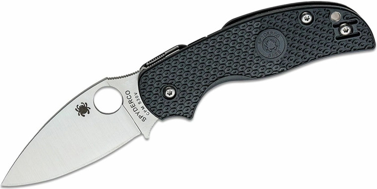 Spyderco Sage 5 Lightweight taskunuga 7,6 cm, satiin, must, FRN