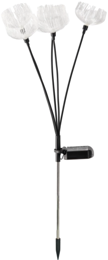 Päikeseenergial aiavalgusti Meduus mini 68 cm, multicolor 5 LED