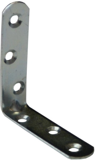 Paigaldusnurgik presssooniga 70 × 18 × 2 mm, valge tsinkkate, 15 tk