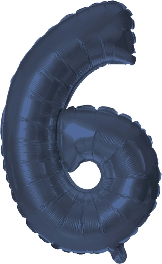 Fooliumõhupall TORO number 6, 30 cm – Sinine