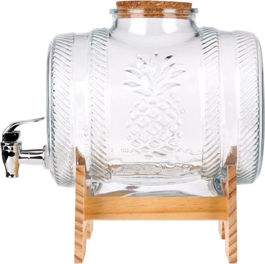 Tugev klaas ananassi reljeefiga