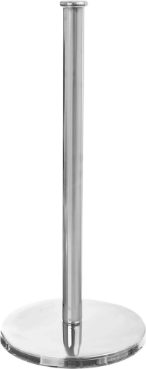 Freestanding stainless steel toilet paper holder