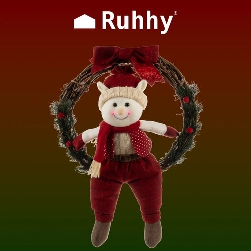 Christmas door wreath elf Ruhhy - 1 piece
