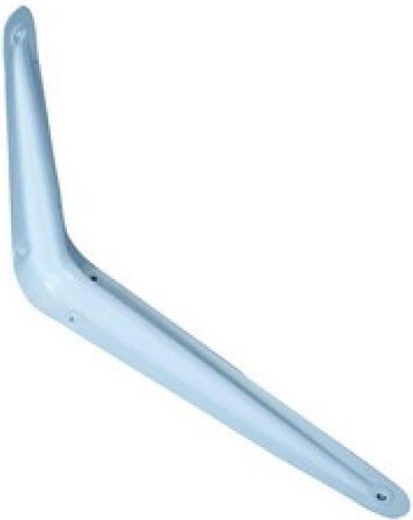 Valge riiulikandur 150 × 125 mm – 2 tk
