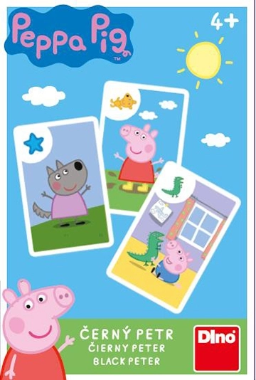 Dino mängukaardid Peppa Pig Must Peeter