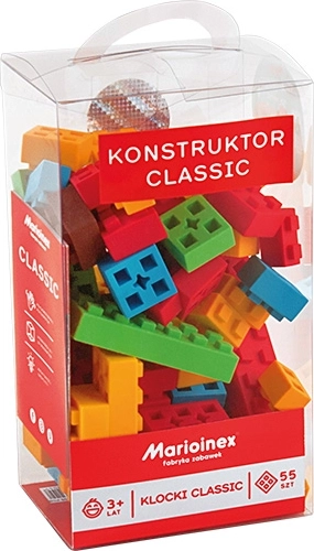 Klassikalised pehmed ehitusklotsid, 55 detaili
