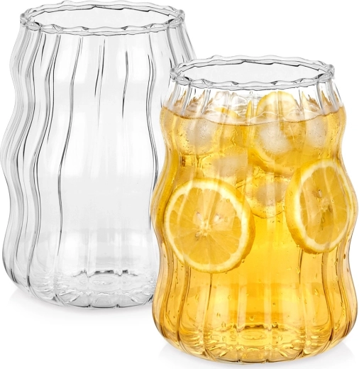 Borosilikaatklaasist klaasid 580 ml, komplekt 2 tk